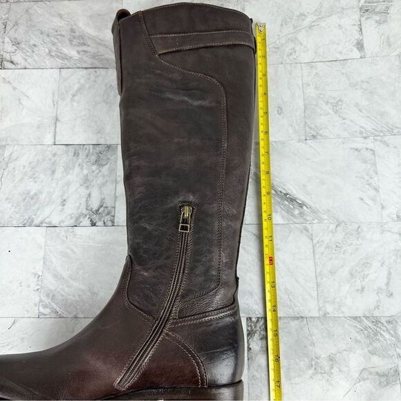 New Area Forte Anthropologie Lather Studded Riding Equestrian Boots sz 38 Italy - Picture 10 of 13